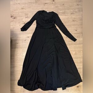 Elegant Black Maxi Dress